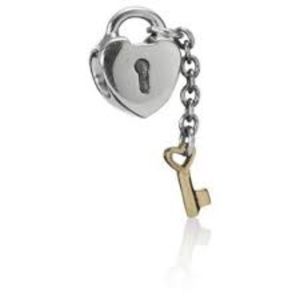 Retired PANDORA Key to My Heart charm